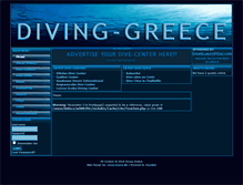 Tablet Screenshot of diving-greece.net